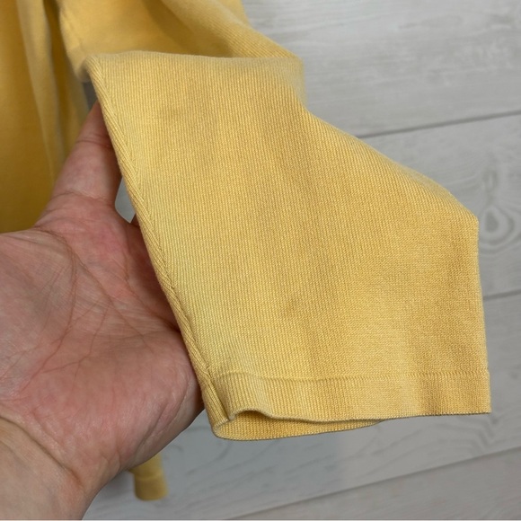 Pendleton Long Sleeve Silk Blend Gold Shirt Size Large Petite - Picture 7 of 10